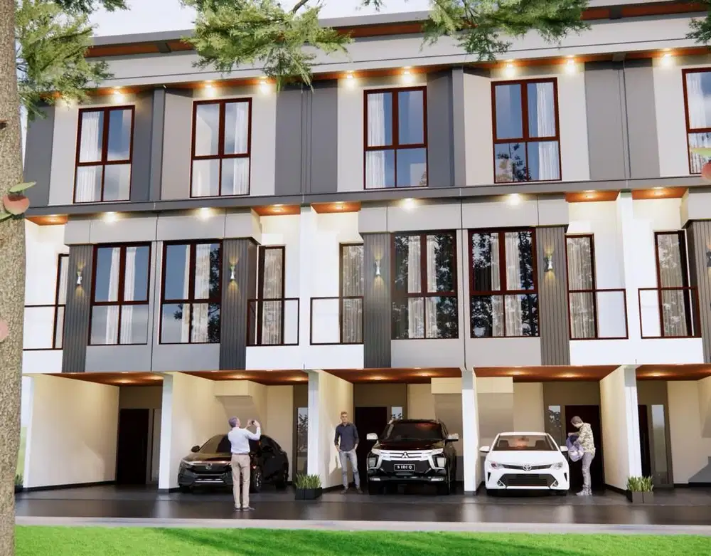 Rumah 3 Lantai Dwi warna Karang Anyar Jakarta pusat