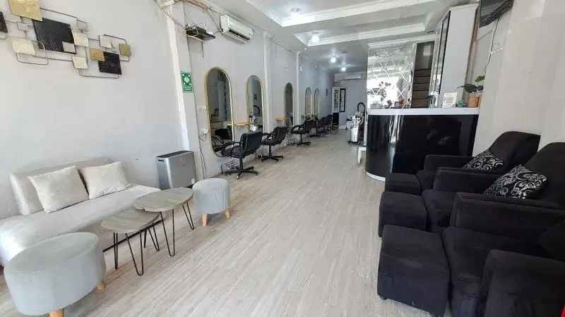 jual ruko dan usaha salon tinggal nerusin