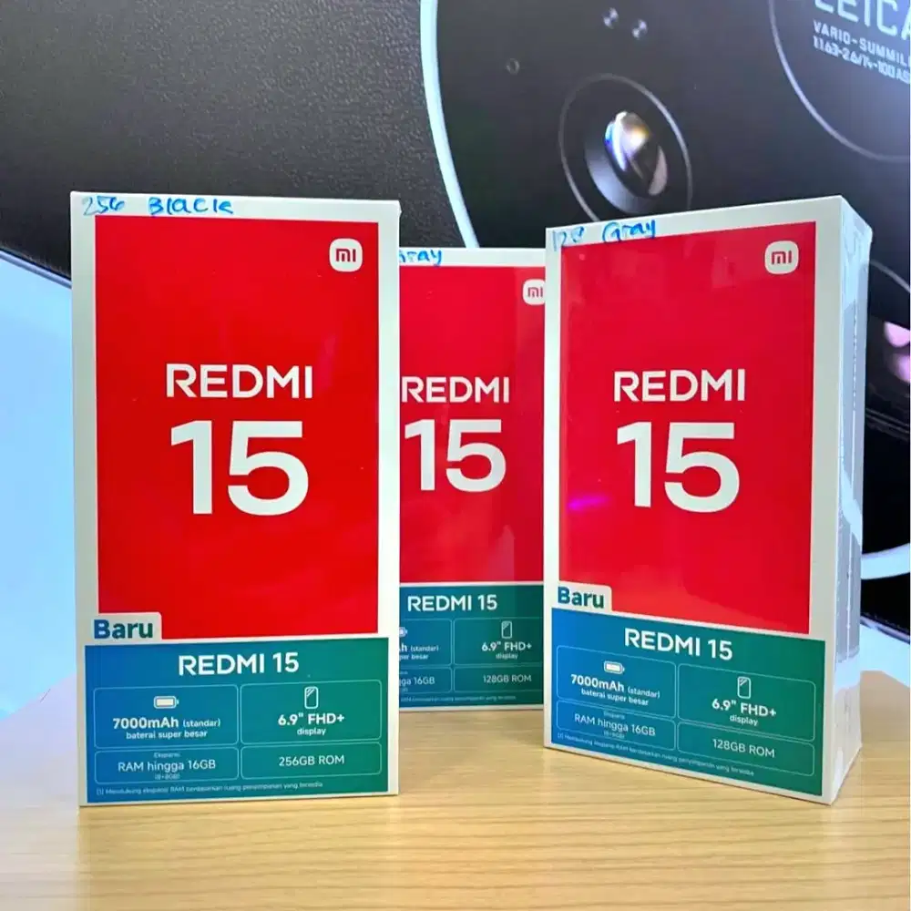 Xiaomi Redmi 15 8/256 8/128 Gb New Baru Murah Garansi Resmi 1 Tahun