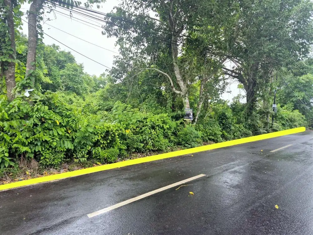 Tanah di jalan utama Savaya beach club pecatu