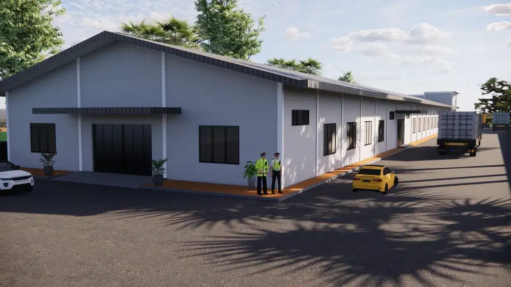 Gudang baru siap bangun dekat pintu tol Sumberjaya Majalengka