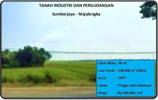 tanah industri Dan pergudangan