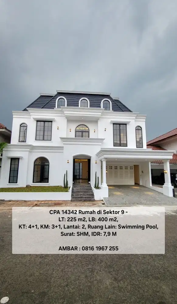 14342 - Rumah brand new di Puri Bntaro american clasis bebas banjir