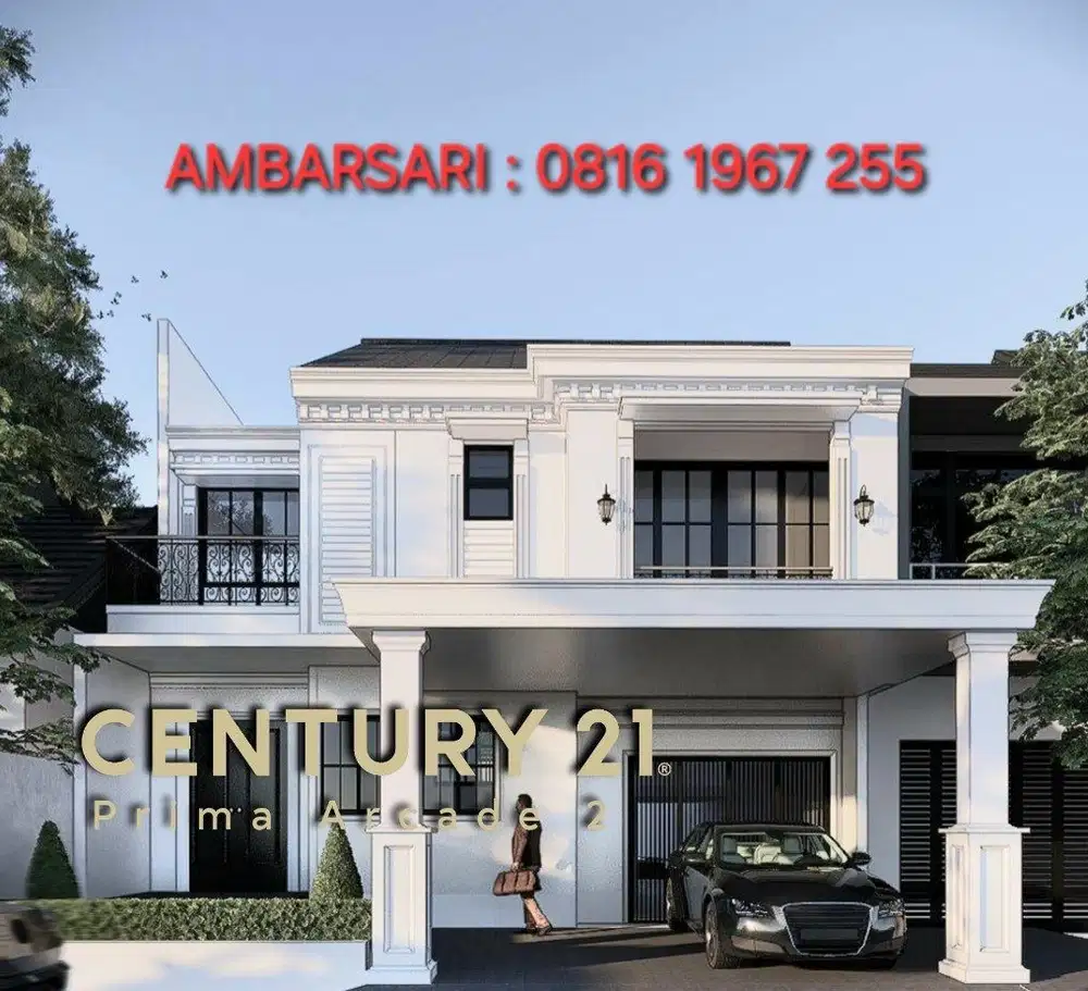 10457 - Rumah brand new american style area premium bintaro mewah