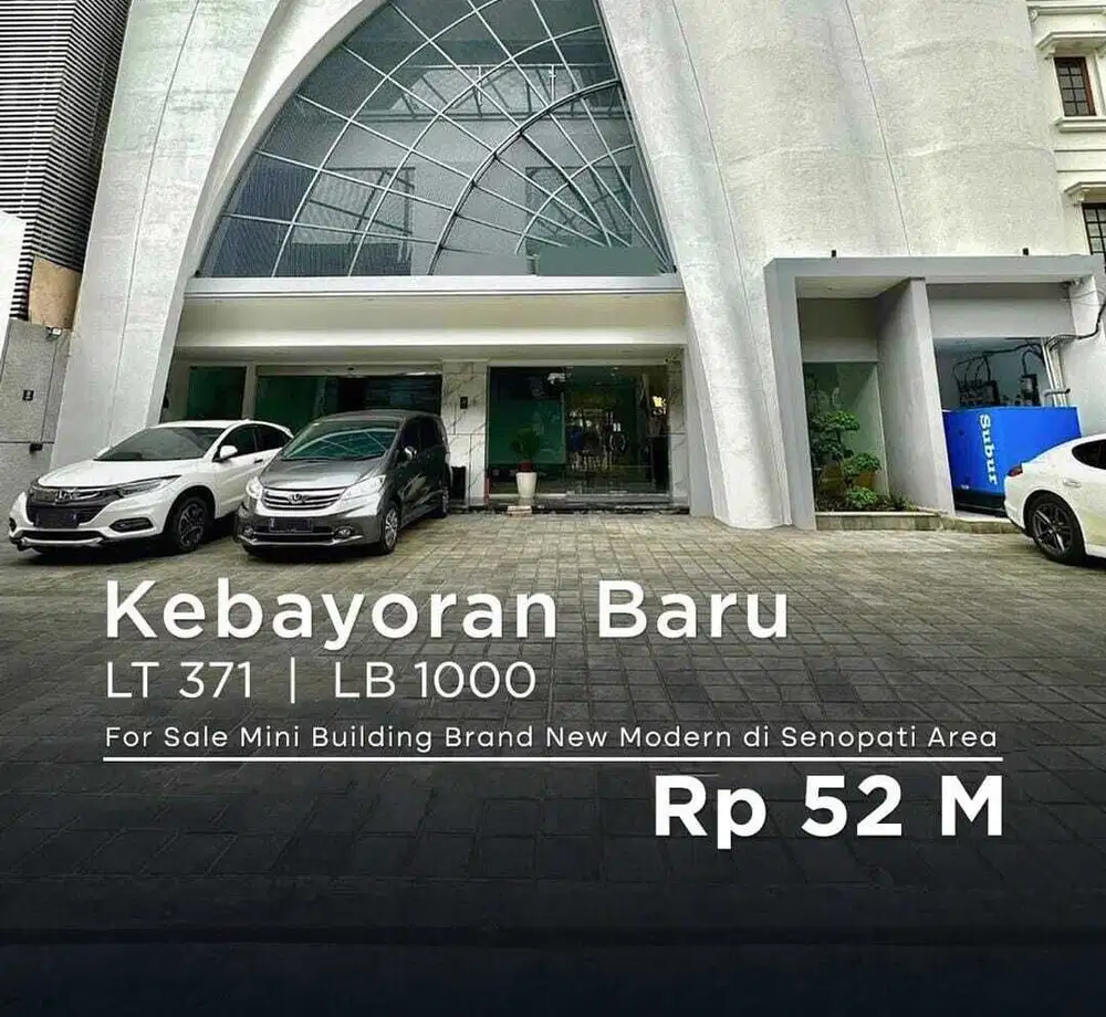 Dijual Gedung Baru Siap Pakai di Senopati Jakarta Selatan