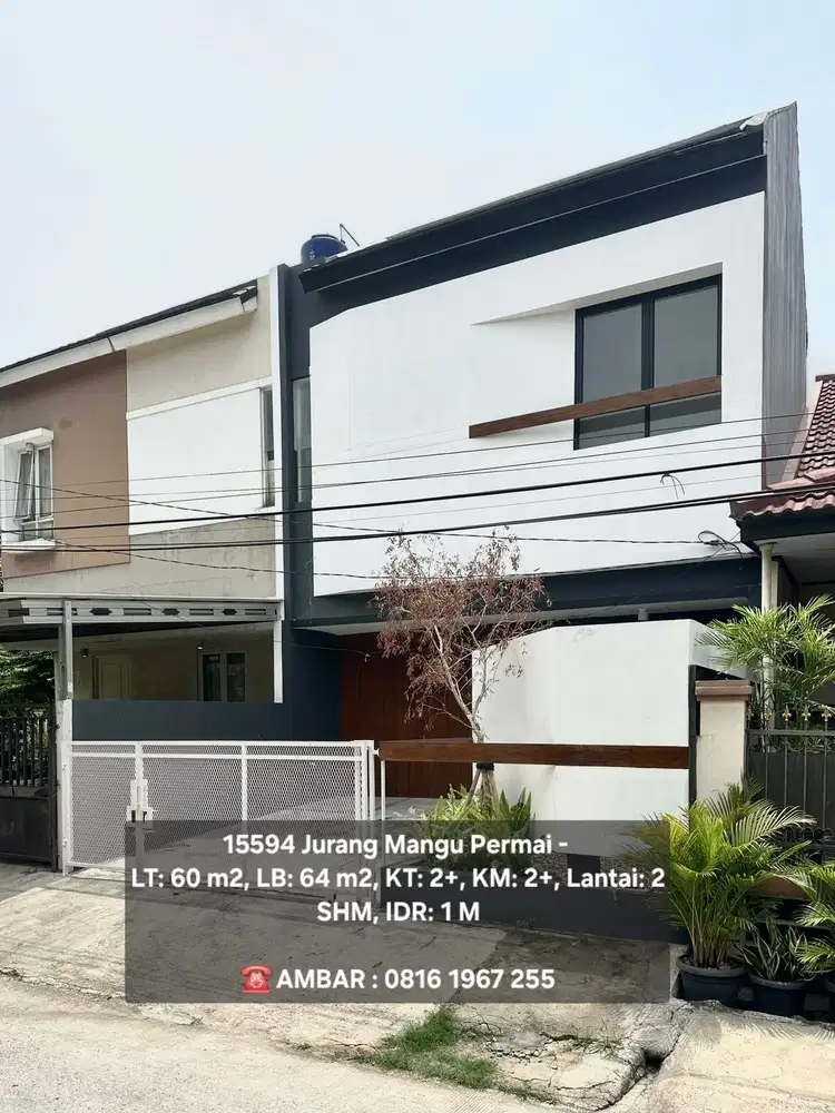 15594 Rumah minimalis pondok aren lokasi strategis