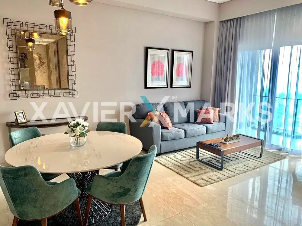 APARTEMEN SAUMATA 2BR ALAM SUTERA SIAP HUNI FURNISHED CAKEP