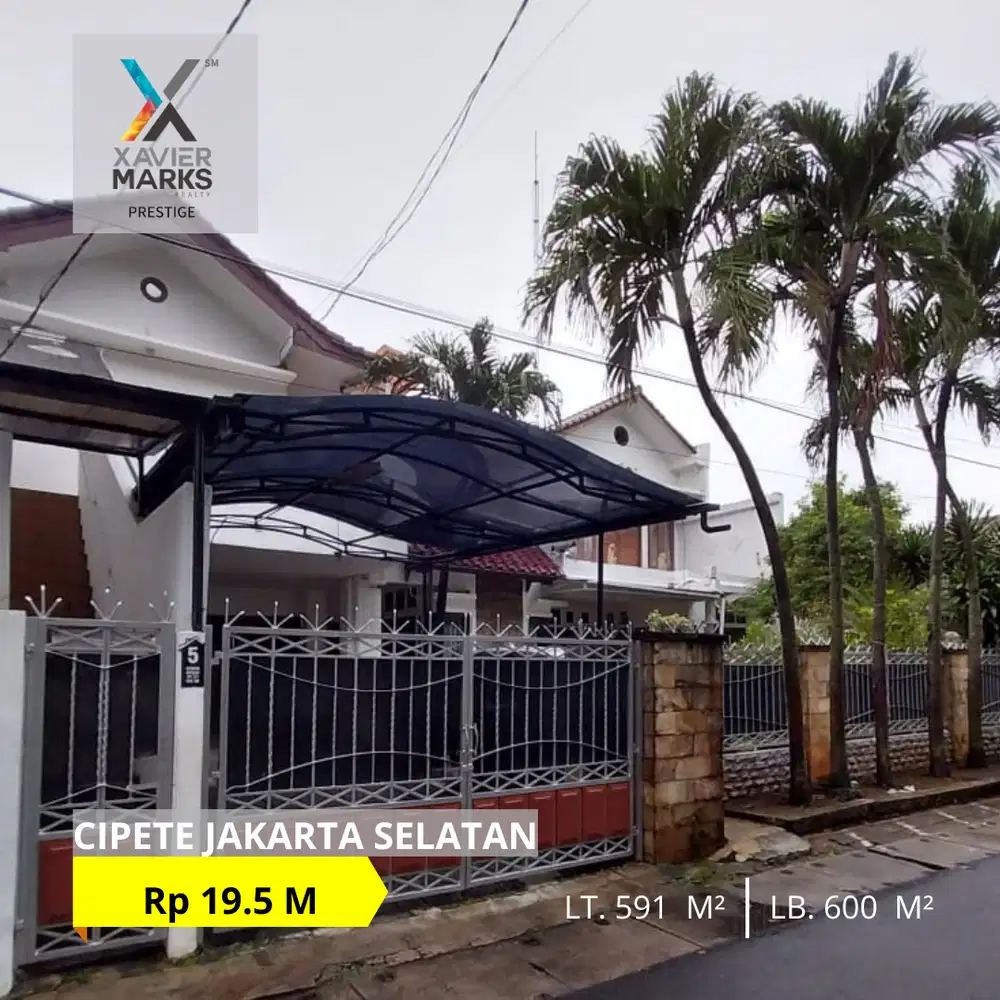 DIJUAL RUMAH & KAMAR KOST 10 PINTU DEKAT MRT CIPETE DI CIPETE JAKARTA