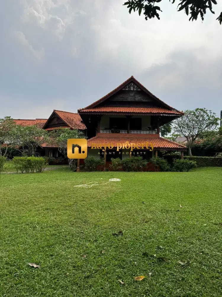 Rumah Villa Mewah Asri Tanah Luas di Cirendeu Tangerang Selatan