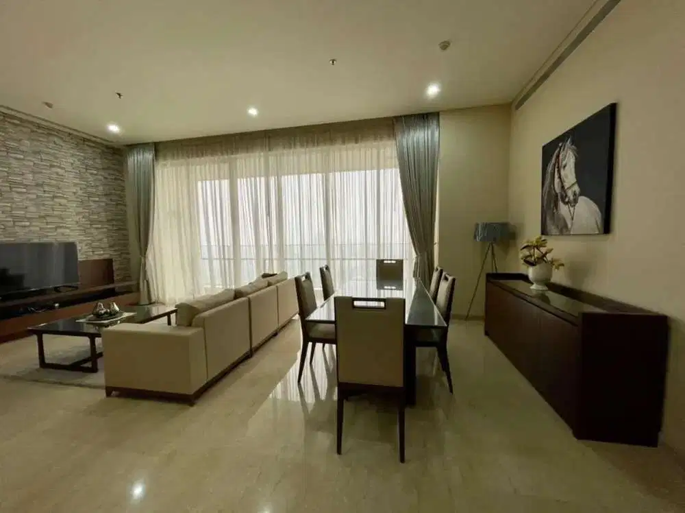 Apartemen pakubuwono spring combined unit 2kt furnished