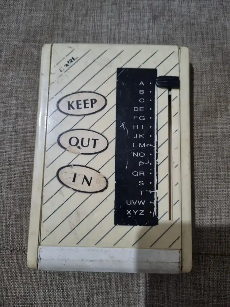 Carl Telephone List Finder CF-402 Vintage Jepang