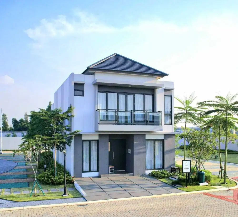 Rumah 2 lantai paramount petals dengan akses tol langsung ke kawasan