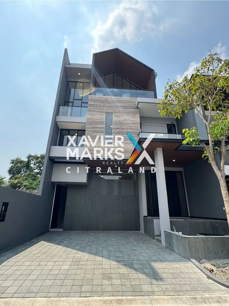 Rumah Citraland Woodland Baru Gress, Modern 3 Lantai, Best Layout