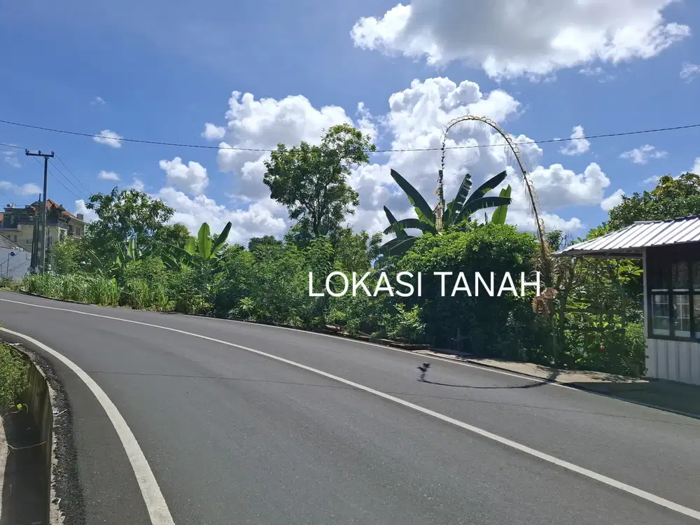 Tanah 2,5 Are  dijalan Utama Lingkar Udayana