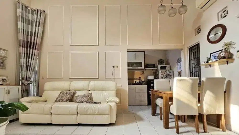 Rumah Cluster Hadap Timur Dekat Stasiun di Serpong Garden Tangerang