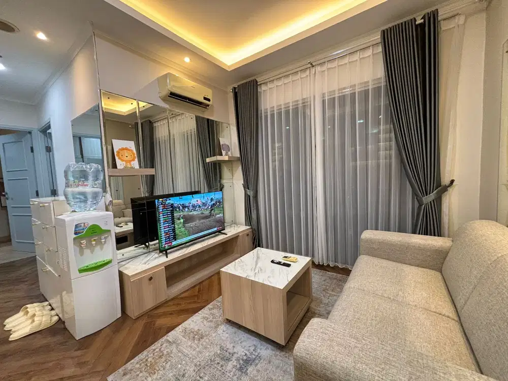 Dijual FULL FURNISHED CAKEP Apartemen City Home MOI Tipe 2 Bedroom
