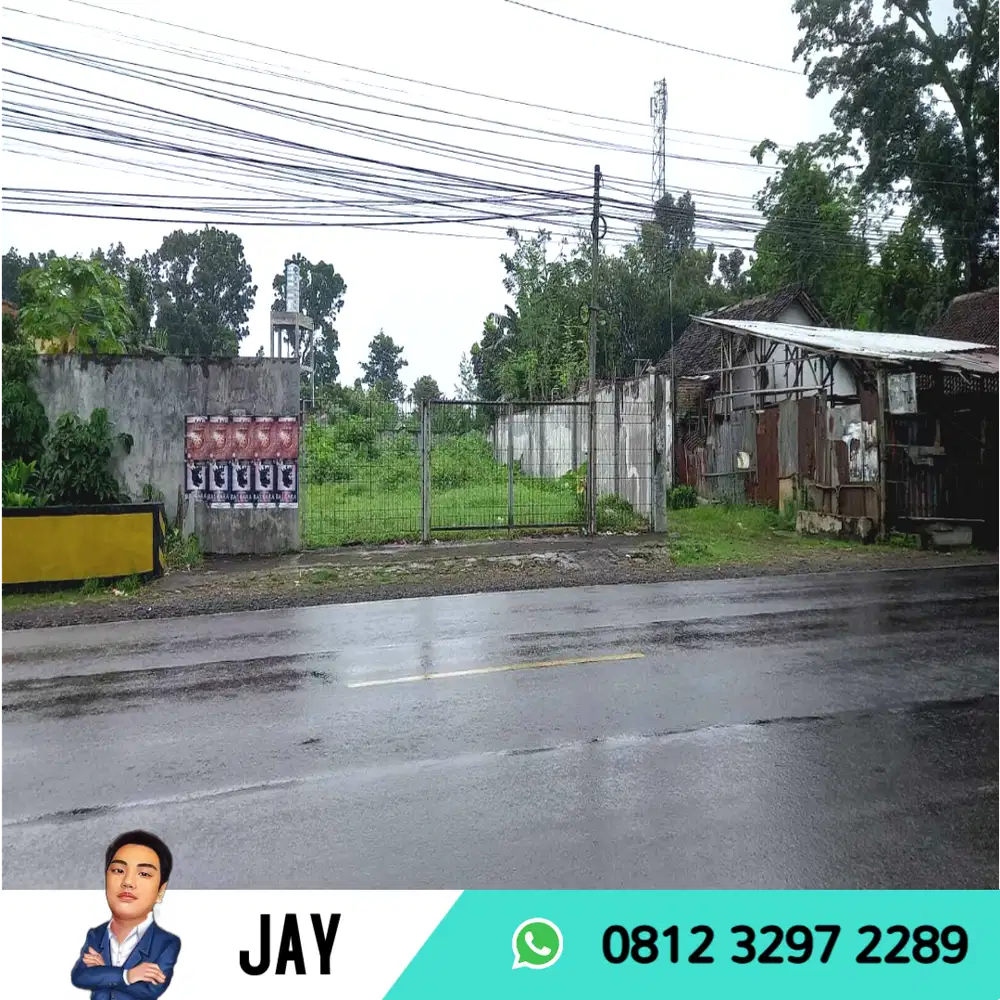 DIJUAL TANAH PINGGIR JALAN PROVINSI TENGAH KOTA