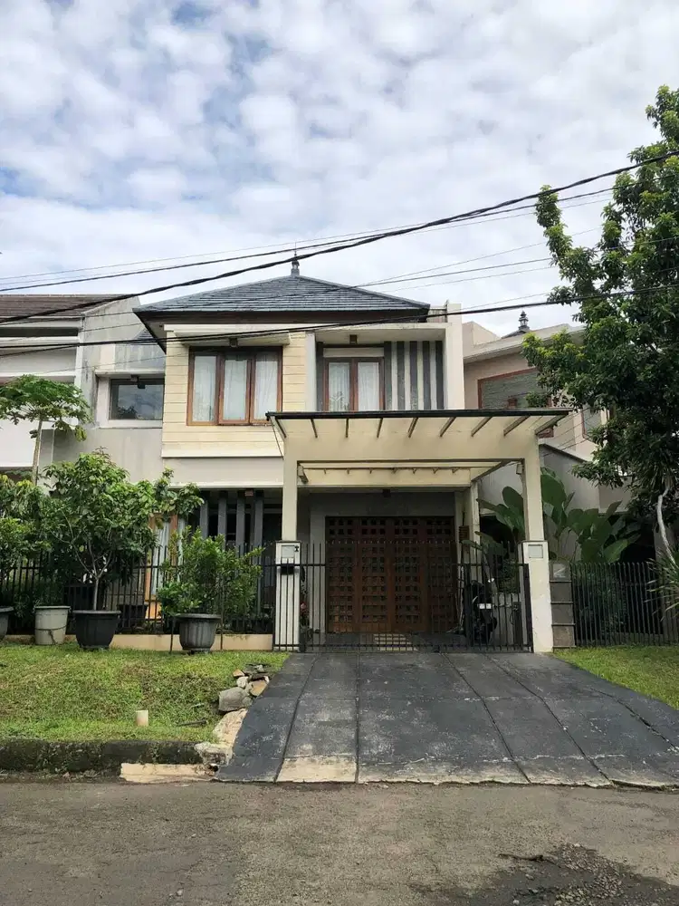 Rumah modern rapi dalam cluster di bintaro sekror 9