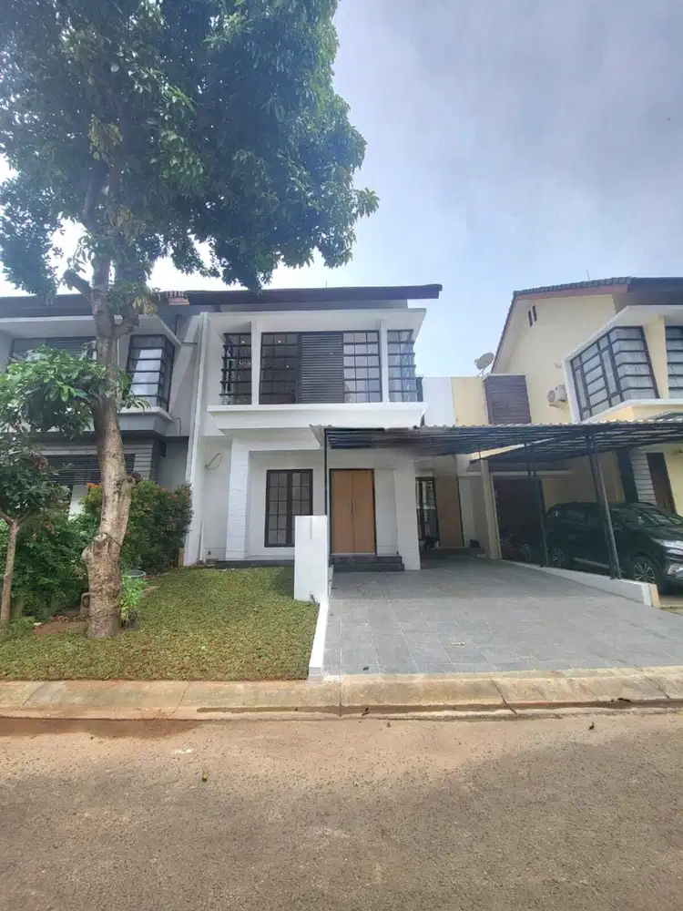 Rumah sudah renovasi fas club house di dalam cluster, dekat sekolahan