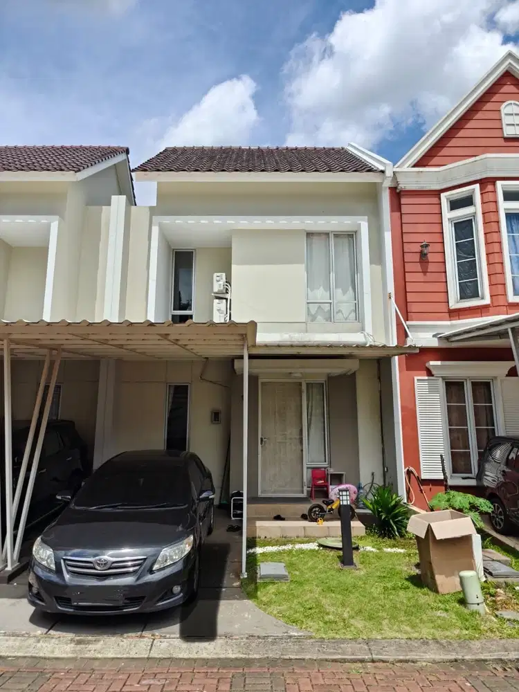 Rumah Boston new type jarang ada hadap taman Gading Serpong