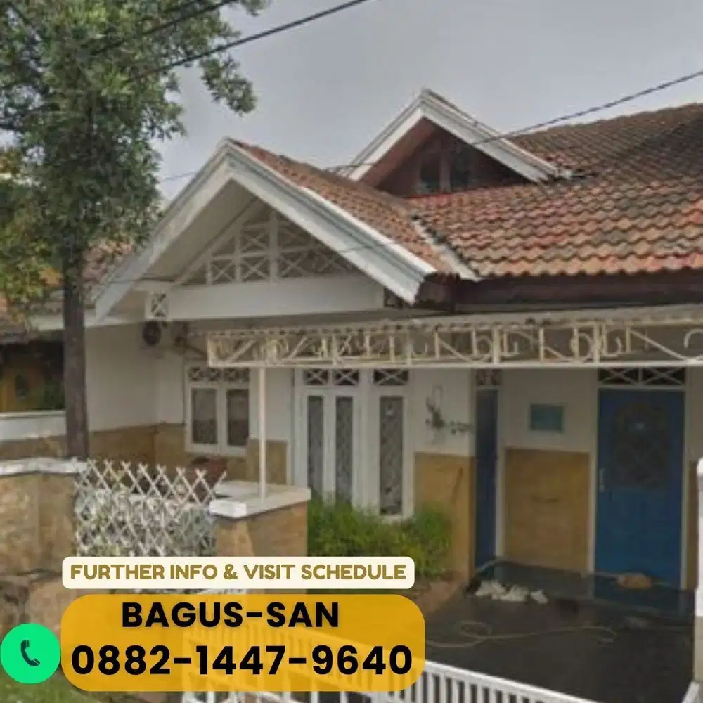 Jual Cepat Rumah Hitung Tanah di Bintaro Sektor 3 A