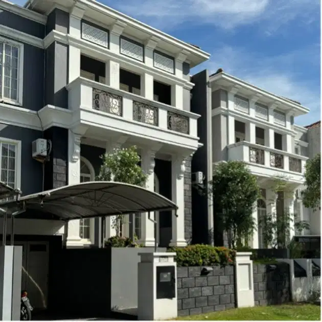 Rumah Split level furnished bagus di raffles citraland