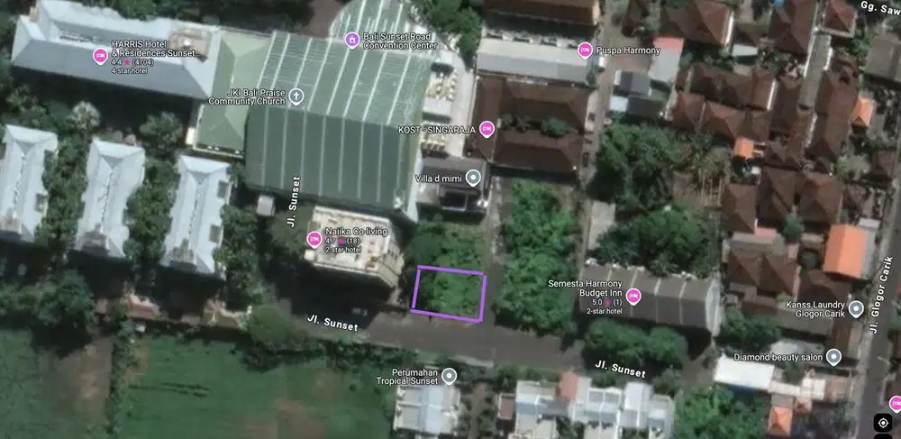 TANAH KOTAK HOOK SUNSET GARDEN KUTA