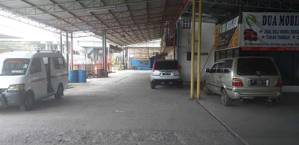 Dijual Bengkel Car Wash di Pinggir Jalan Raya Serpong Utara