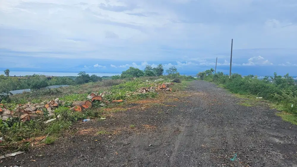 Tanah siap bangun cantik dengan view laut