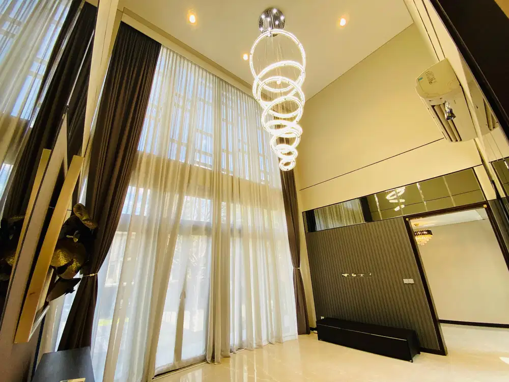Rumah Mewah 12x28 Interior Design Cakep Renov Maksimal di Navapark BSD