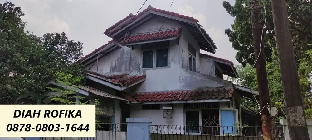 Jual Rumah Tua Harga Tanah Luas Plus 5 Kamar di Depkes Ciputat DR11429