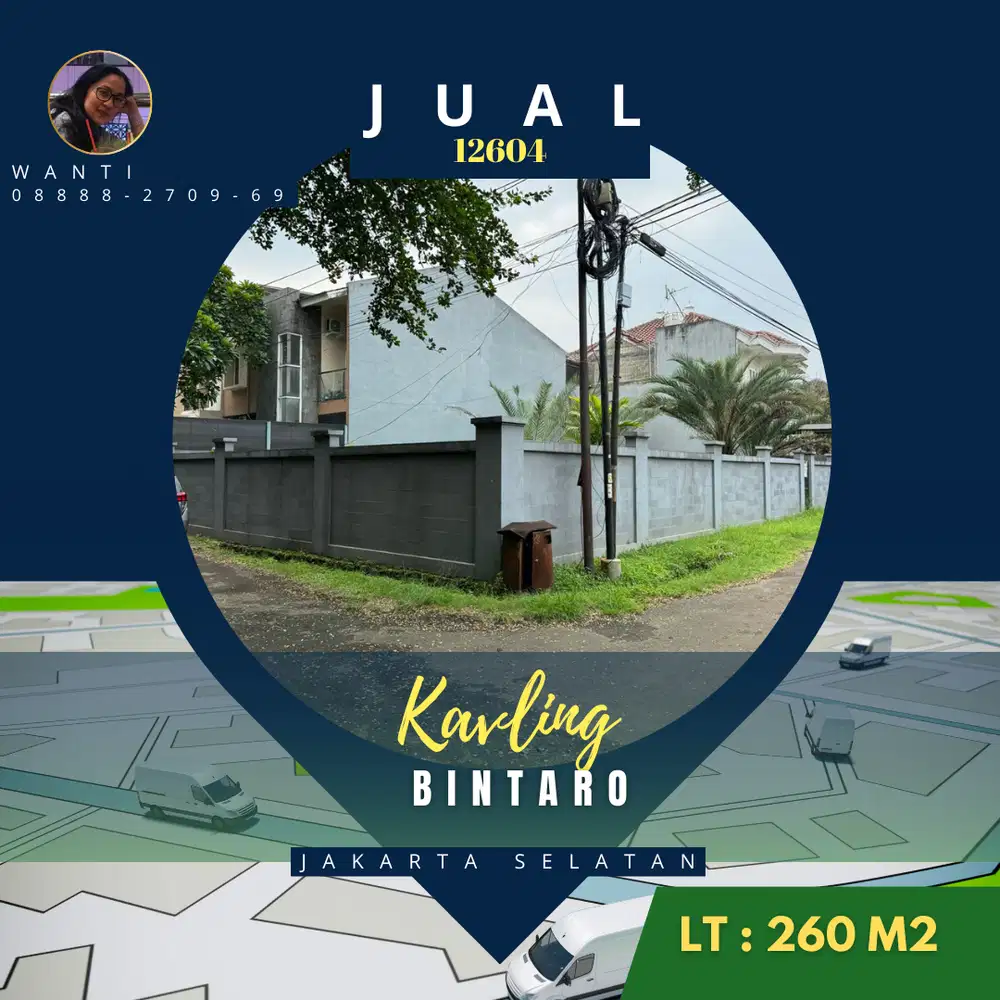 Kavling Hoek Murah Dalam Cluster di Pesangrahan Jaksel