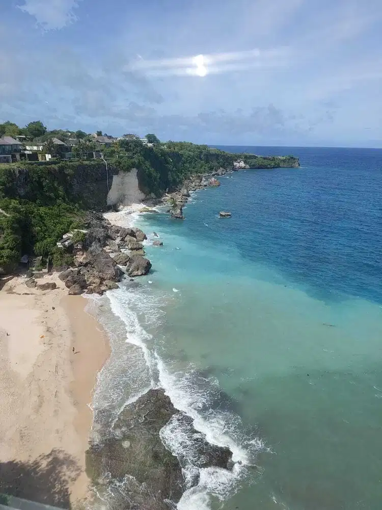 TANAH TEBING VIEW LAUT LOS PANTAI PASIR PUTIH DEKAT HOTEL AYANA