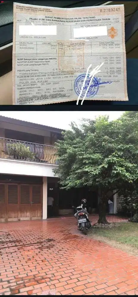 Rumah murah di bawah njop cocok utk usaha atau kantor di Tebet Jaksel