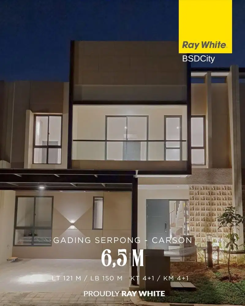 Rumah dekat CLUB HOUSE di SYMPHONIA CARSON Gading Serpong Summarecon