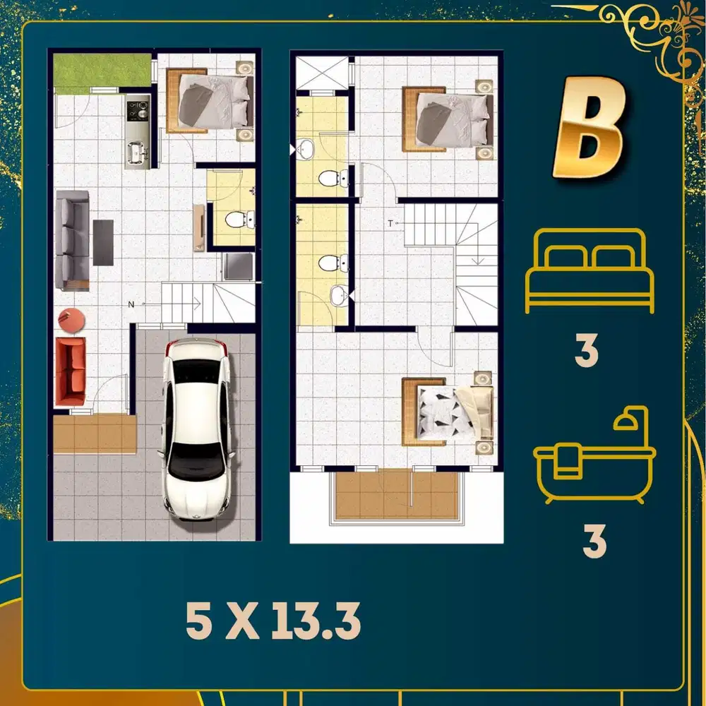 NEW GRESS, Rumah Paling strategis dan murah dekat MERR, Surabaya