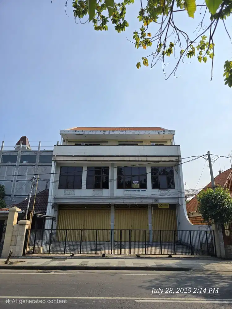 Ruko Diponegoro bisa sewa 1 ruko lokasi raya jalan cocok buat komersil