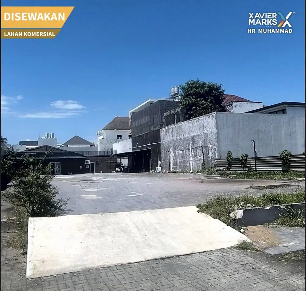 Lahan Komersial raya merr luas 810m2 bonus 30 Parkir mobil