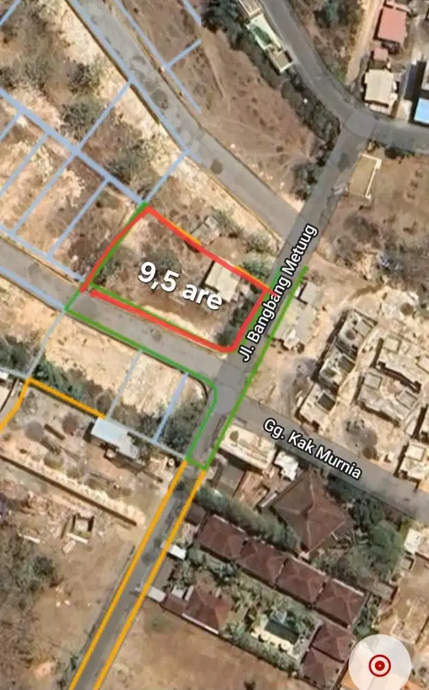 TANAH 9,5 ARE KAWASAN PANTAI BINGIN PECATU