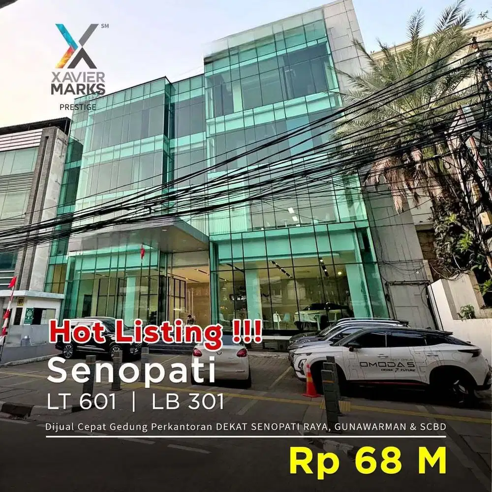 Dijual Cepat Gedung Perkantoran DEKAT SENOPATI RAYA, GUNAWARMAN & SCBD