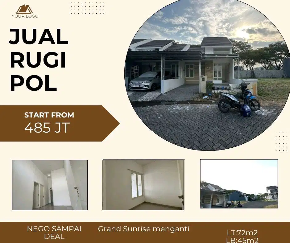 Dijual Rumah Grand Sunrise Menganti Gresik  SIU.A320