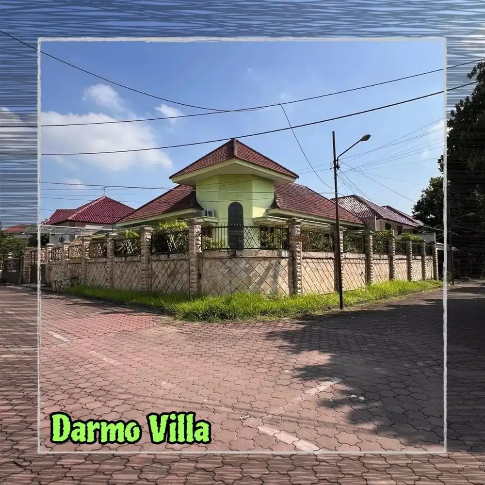 DARMO VILLA rumah 1 lt terawat siap huni seberang PAPAYA BON AMI