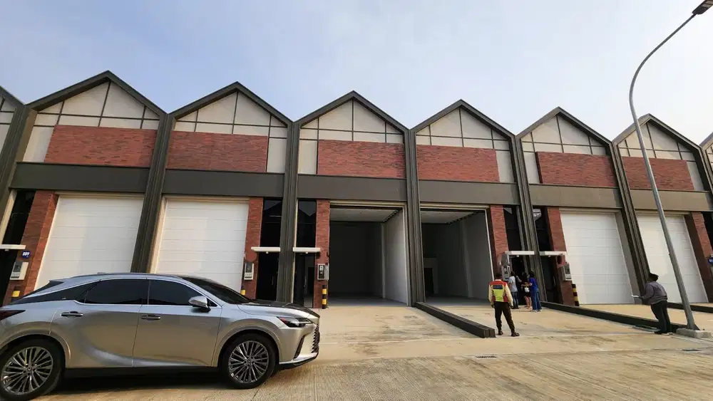 Disewakan Gudang Baru Bonus Kantor, Gandeng 3 di BizPark PIK 2