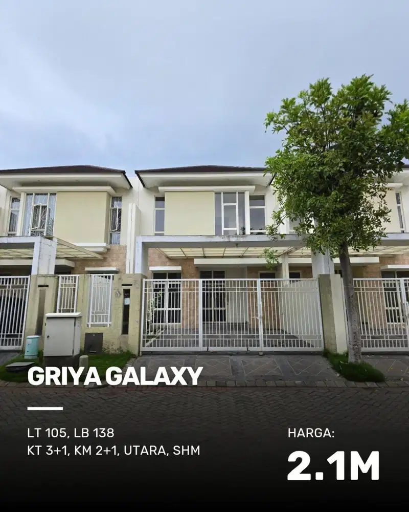Rumah Griya Galaxy MINIMALIS SIAP HUNI