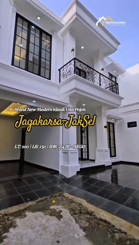 Di Jual Rumah Baru Semifurnished dalam Cluster di Jagakarsa Jaksel