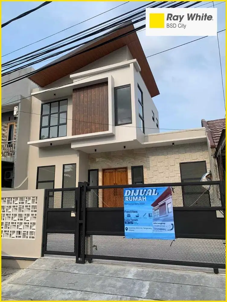 Rumah Nusa Loka BSD, paling depan dekat kantor pos gate keluar