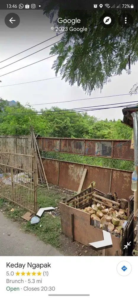 Dijual Tanah cocok untuk lapangan Padel di Jln Pengairan Cipondoh