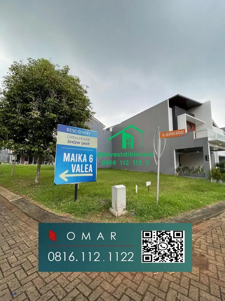 kavling di discovery bintaro jaya sektor 9 harga nego