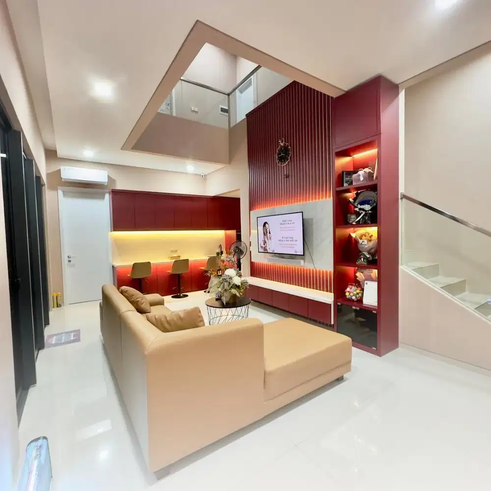Rumah Full Interior di Discovery Amore Bintaro Siap Huni