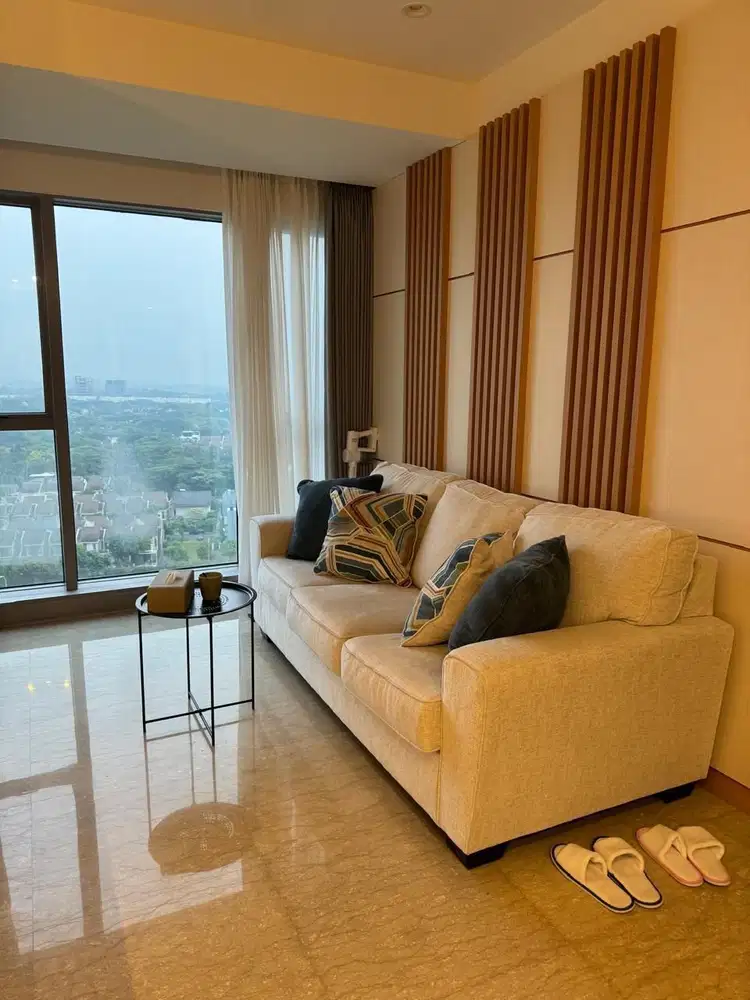 JUAL CEPAT APARTEMEN BRANZ 1BR VIEW CITY BSD FULL FURNISH